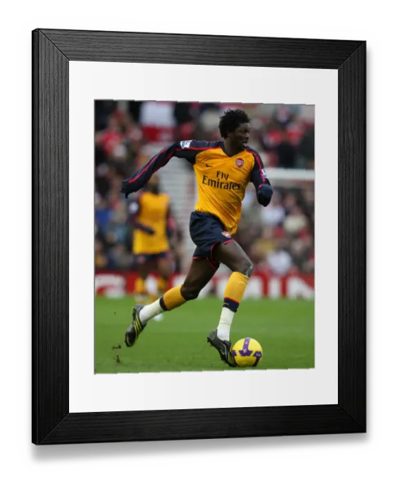 Framed Print : Adebayor's Battle: 1:1 Stalemate Against Middlesbrough in Premier League Framed Print : Adebayor's Battle: 1:1 Stalemate Against Middlesbrough in Premier League
