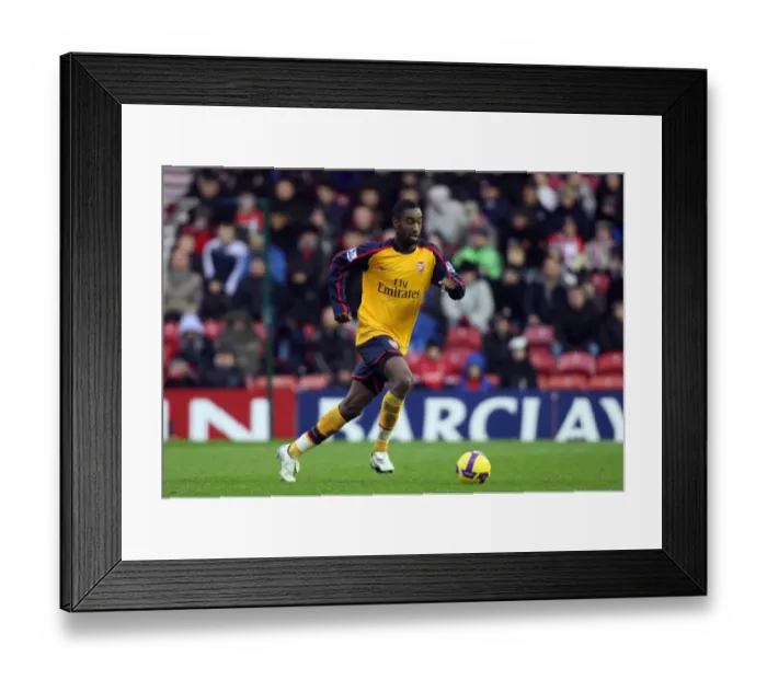 Framed Print : Johan Djourou (Arsenal). Middlesbrough 1:1 Arsenal. Barclays Premier League