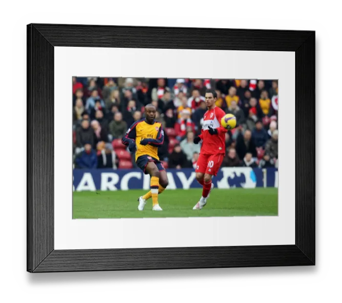 Framed Print : William Gallas (Arsenal) Jeremie Aliadiere (Middlesbrough) Framed Print : William Gallas (Arsenal) Jeremie Aliadiere (Middlesbrough)