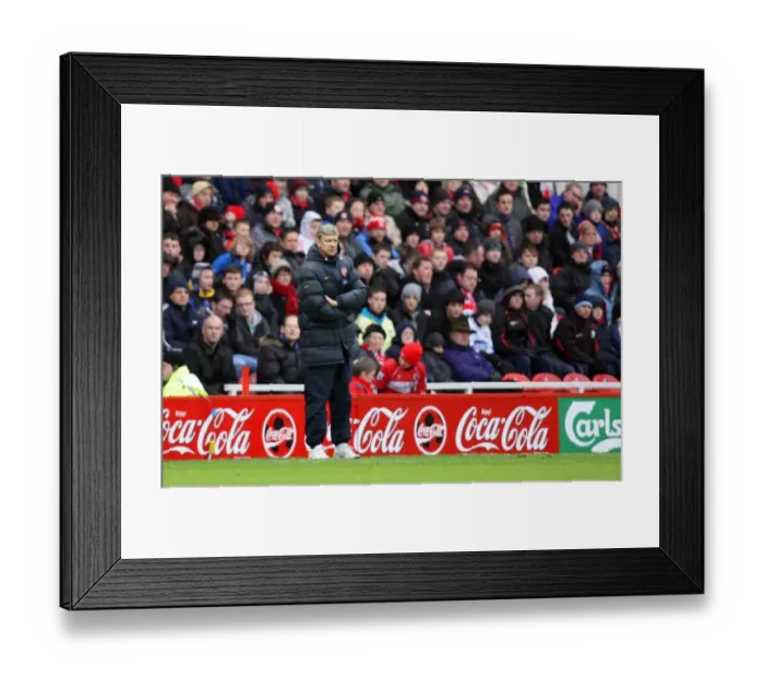Framed Print : Arsene Wenger at The Riverside: 1:1 Stalemate with Middlesbrough, Barclays Premier League, December 2008 Framed Print : Arsene Wenger at The Riverside: 1:1 Stalemate with Middlesbrough, Barclays Premier League, December 2008