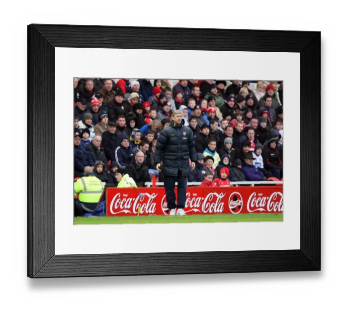 Framed Print : Arsene Wenger at The Riverside: Middlesbrough vs. Arsenal, Barclays Premier League, December 13, 2008 Framed Print : Arsene Wenger at The Riverside: Middlesbrough vs. Arsenal, Barclays Premier League, December 13, 2008
