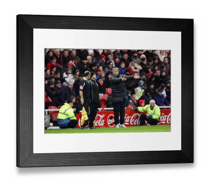 Framed Print : Arsene Wenger at The Riverside: 1-1 Stalemate with Middlesbrough, Barclays Premier League, December 2008 Framed Print : Arsene Wenger at The Riverside: 1-1 Stalemate with Middlesbrough, Barclays Premier League, December 2008