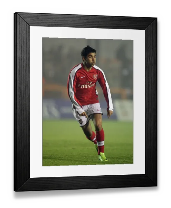 Framed Print : Eduardo's Double: Arsenal Reserves Secure 2-0 Victory Over Portsmouth Reserves