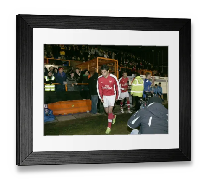 Framed Print : Arsenal's Eduardo Scores Twice: 2-0 Victory Over Portsmouth Reserves in Barclays Premier Reserve League
