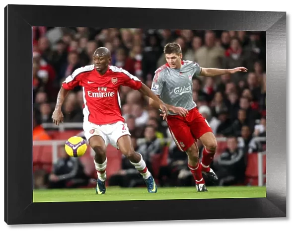 Diaby vs. Gerrard: 1:1 Stalemate at Emirates Stadium - Arsenal vs. Liverpool, Barclays Premier League, 21 / 12 / 08