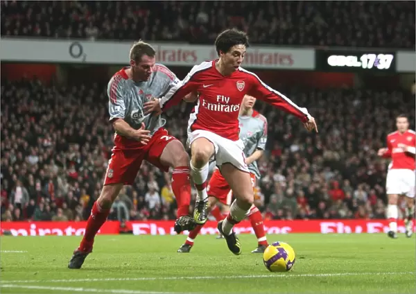 Samir Nasri (Arsenal) Jamie Carragher (Liverpool)