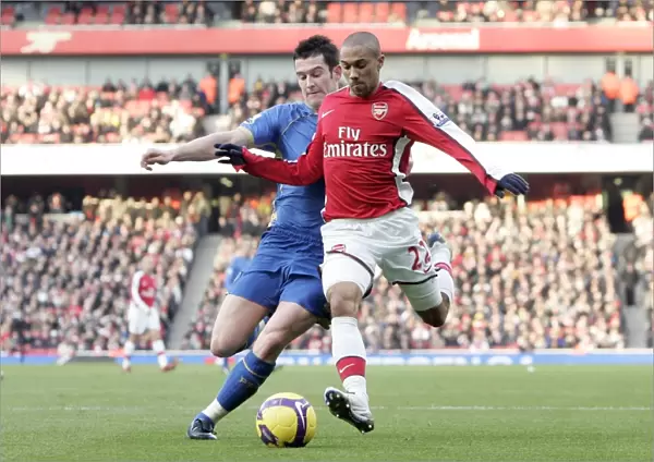 Gael Clichy (Arsenal) David Nugent (Portsmouth)
