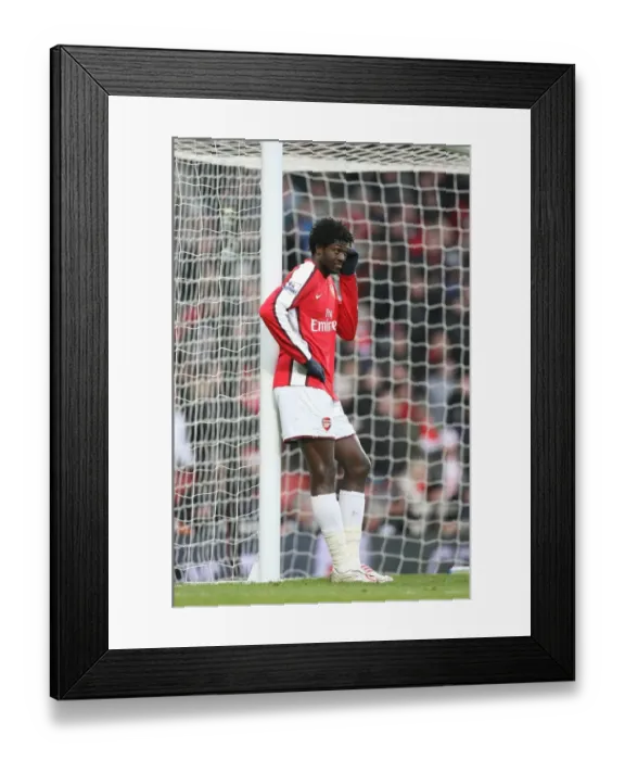 Framed Print : Adebayor's Goal: Arsenal's 1-0 Victory Over Portsmouth (December 2008) Framed Print : Adebayor's Goal: Arsenal's 1-0 Victory Over Portsmouth (December 2008)