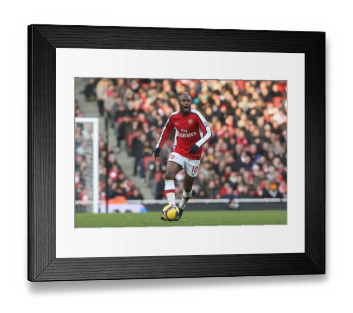 Framed Print : William Gallas Celebrates Arsenal's 1-0 Victory Over Portsmouth, Barclays Premier League, Emirates Stadium, London, 2008 Framed Print : William Gallas Celebrates Arsenal's 1-0 Victory Over Portsmouth, Barclays Premier League, Emirates Stadium, London, 2008