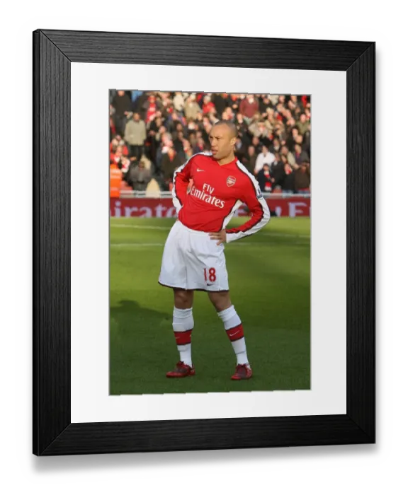 Framed Print : Mikael Silvestre Celebrates Arsenal's 1-0 Victory over Portsmouth, Emirates Stadium, 2008 Framed Print : Mikael Silvestre Celebrates Arsenal's 1-0 Victory over Portsmouth, Emirates Stadium, 2008