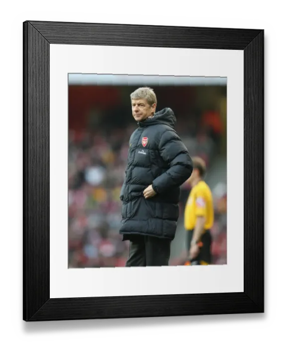Framed Print : Wenger's Triumph: Arsenal's 1-0 Victory Over Portsmouth (2008) Framed Print : Wenger's Triumph: Arsenal's 1-0 Victory Over Portsmouth (2008)