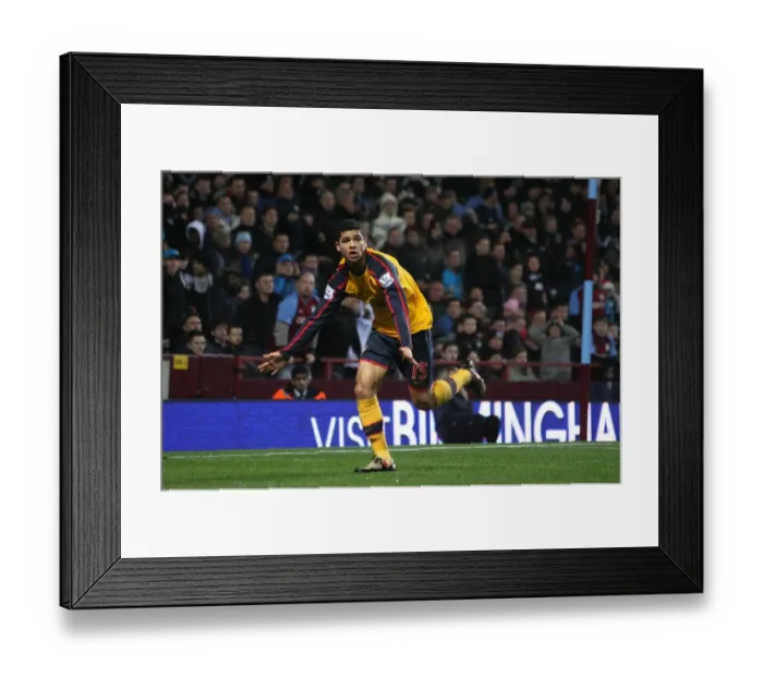 Framed Print : Denilson's First Arsenal Goal: Aston Villa 1-1 Arsenal, Barclays Premier League, 2008 Framed Print : Denilson's First Arsenal Goal: Aston Villa 1-1 Arsenal, Barclays Premier League, 2008