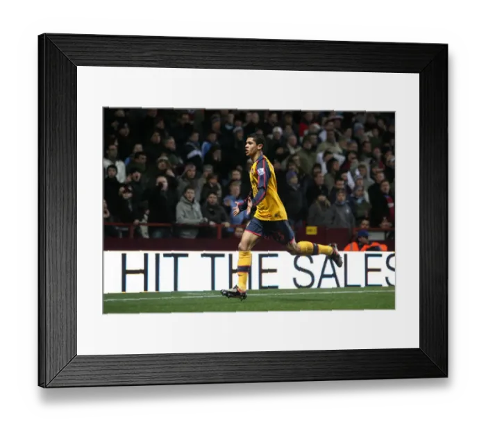 Framed Print : Denilson's Premier League Debut Goal: Aston Villa 1-1 Arsenal (December 2008) Framed Print : Denilson's Premier League Debut Goal: Aston Villa 1-1 Arsenal (December 2008)