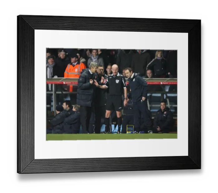 Framed Print : Wenger vs. O'Neill: A Football Rivalry Ignites at Villa Park (December 2008)