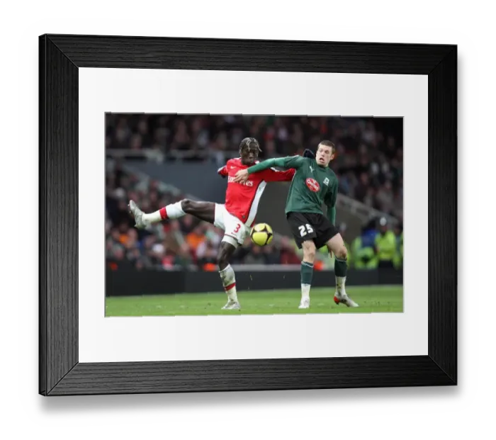 Framed Print : Arsenal's Sagna Scores Twice in FA Cup Win Against Plymouth Argyle: 3-1 Framed Print : Arsenal's Sagna Scores Twice in FA Cup Win Against Plymouth Argyle: 3-1