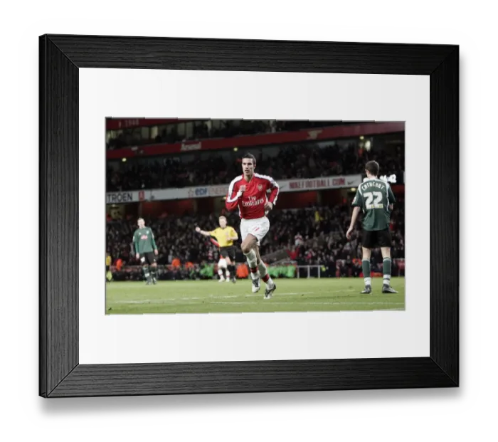 Framed Print : Robin van Persie's Brace: Arsenal's 3:1 FA Cup Victory over Plymouth Argyle (3 / 1 / 09) Framed Print : Robin van Persie's Brace: Arsenal's 3:1 FA Cup Victory over Plymouth Argyle (3 / 1 / 09)