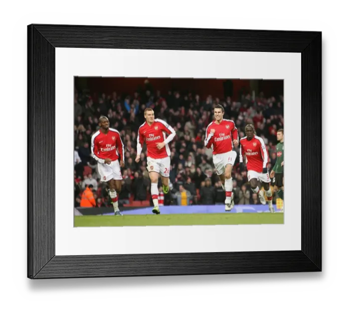 Framed Print : Robin van Persie celebrates scoring scoring the 1st Framed Print : Robin van Persie celebrates scoring scoring the 1st