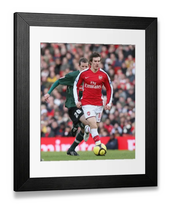 Framed Print : Arsenal's Aaron Ramsey Scores Against Plymouth Argyle in FA Cup Third Round Framed Print : Arsenal's Aaron Ramsey Scores Against Plymouth Argyle in FA Cup Third Round