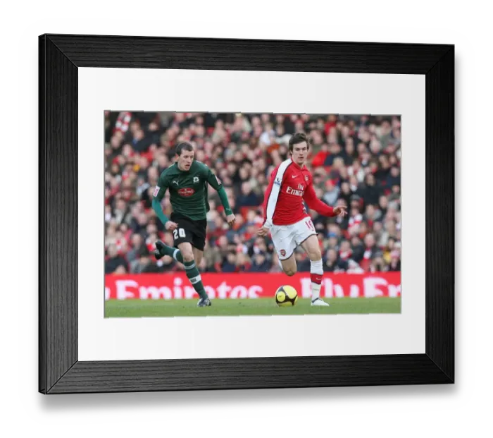 Framed Print : Aaron Ramsey (Arsenal) Luke Summerfield (Plymouth) Framed Print : Aaron Ramsey (Arsenal) Luke Summerfield (Plymouth)