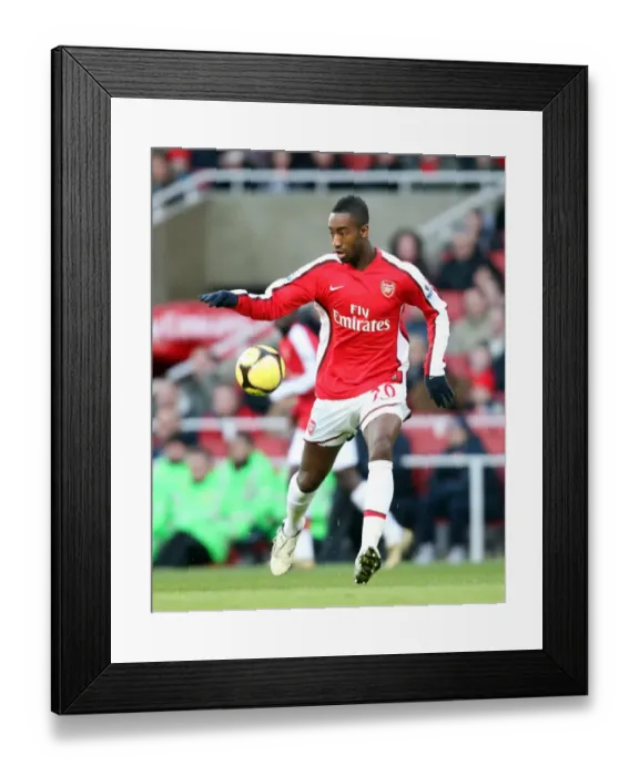 Framed Print : Arsenal's Johan Djourou Celebrates FA Cup Victory over Plymouth Argyle (3:1), Emirates Stadium (2009)