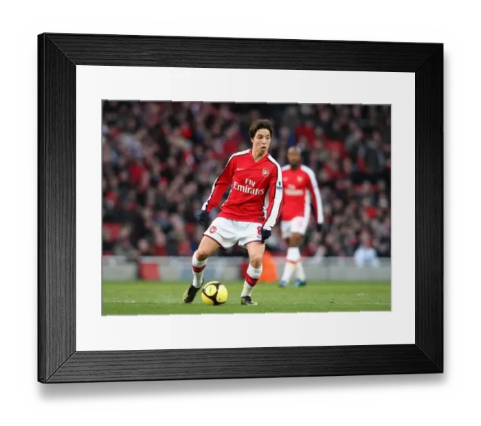 Framed Print : Arsenal's Triumph: Nasri Shines in FA Cup Victory over Plymouth Argyle (3:1), Emirates Stadium (2009)