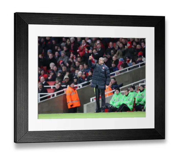 Framed Print : Arsene Wenger Celebrates Arsenal's FA Cup Victory over Plymouth Argyle (3:1), 2009 Framed Print : Arsene Wenger Celebrates Arsenal's FA Cup Victory over Plymouth Argyle (3:1), 2009