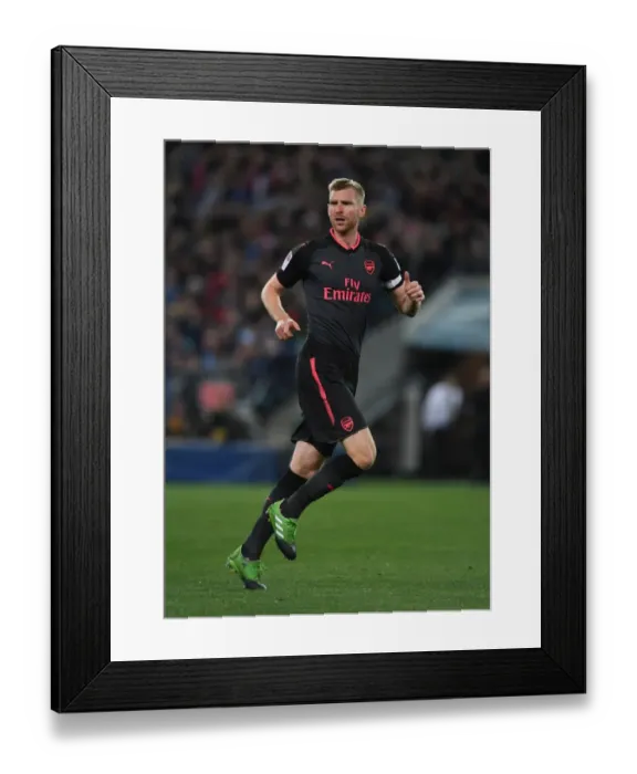Framed Print : Per Mertesacker in Action: Sydney FC vs. Arsenal Pre-Season Friendly (2017) Framed Print : Per Mertesacker in Action: Sydney FC vs. Arsenal Pre-Season Friendly (2017)