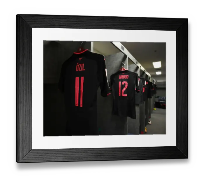 Framed Print : Mesut Ozil's Arsenal Gear: Sydney FC Pre-Season Friendly, 2017
