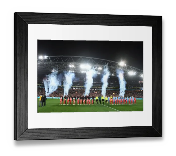 Framed Print : Arsenal vs. Sydney FC: Pre-Season Clash at ANZ Stadium (2017) Framed Print : Arsenal vs. Sydney FC: Pre-Season Clash at ANZ Stadium (2017)