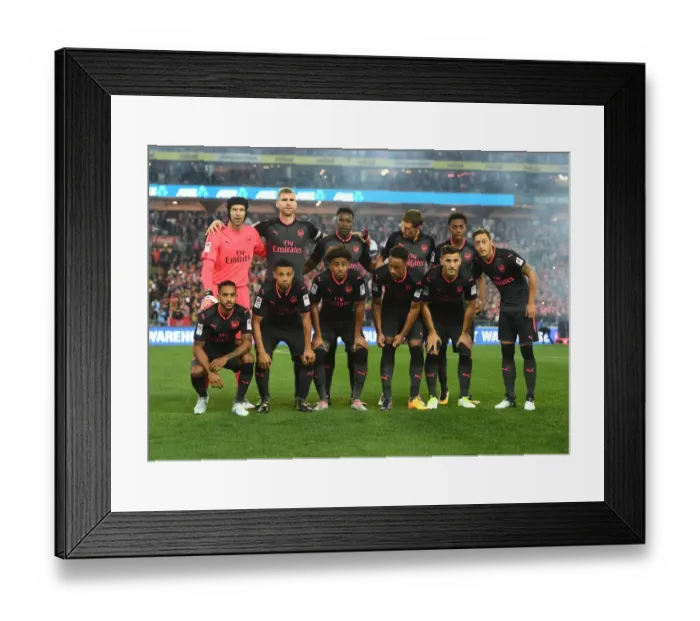 Framed Print : Arsenal FC vs Sydney FC: Pre-Season Friendly, Sydney, Australia, 2017