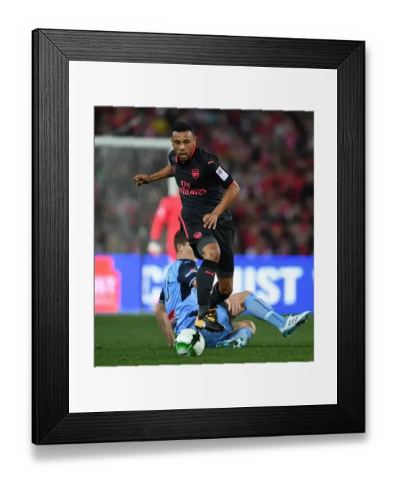Framed Print : Francis Coquelin in Action: Sydney FC vs. Arsenal Pre-Season Friendly (2017)