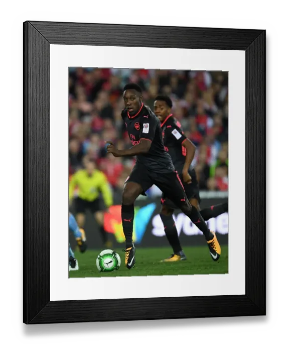 Framed Print : Danny Welbeck in Action: Sydney FC vs. Arsenal Pre-Season Friendly (2017)