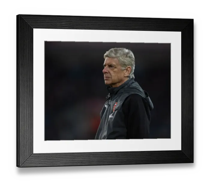 Framed Print : Arsene Wenger at Arsenal's Pre-Season Friendly against Sydney FC, 2017
