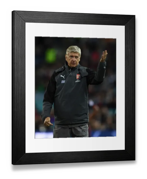Framed Print : Arsene Wenger at Sydney FC Pre-Season Friendly with Arsenal, 2017