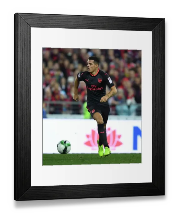 Framed Print : Granit Xhaka in Action: Arsenal vs Sydney FC (2017 Pre-Season) Framed Print : Granit Xhaka in Action: Arsenal vs Sydney FC (2017 Pre-Season)