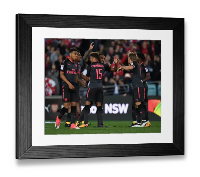 Framed Print : Arsenal vs Sydney FC: Pre-Season Match at ANZ Stadium, Sydney (July 2017)