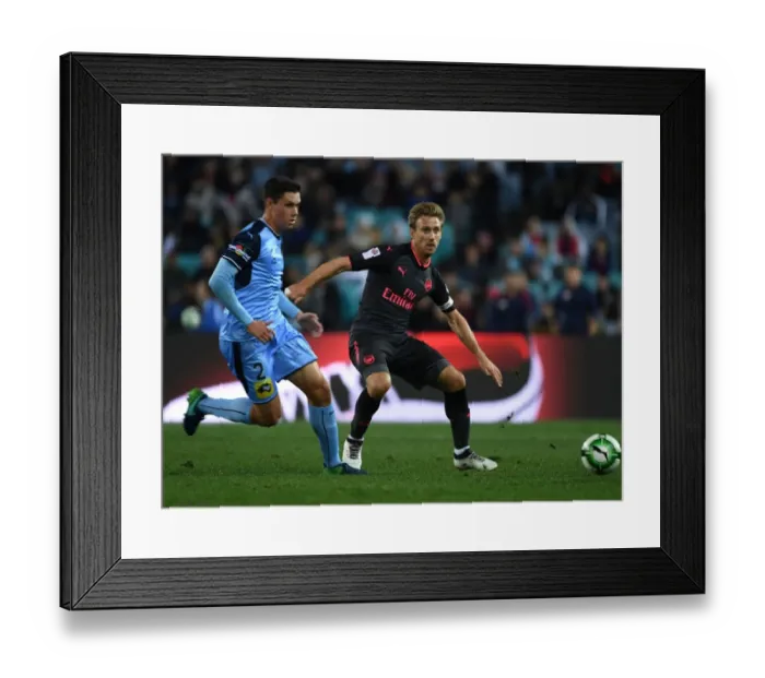Framed Print : Nacho Monreal vs. John Iredale: Sydney FC vs. Arsenal Pre-Season Clash Framed Print : Nacho Monreal vs. John Iredale: Sydney FC vs. Arsenal Pre-Season Clash