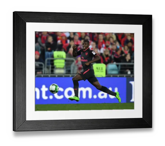 Framed Print : Arsenal's Eddy Nketiah Shines in Sydney FC Pre-Season Friendly Framed Print : Arsenal's Eddy Nketiah Shines in Sydney FC Pre-Season Friendly