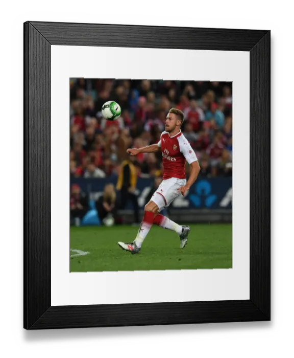 Framed Print : Arsenal's Aaron Ramsey in Action against Western Sydney Wanderers (Sydney, 2017) Framed Print : Arsenal's Aaron Ramsey in Action against Western Sydney Wanderers (Sydney, 2017)