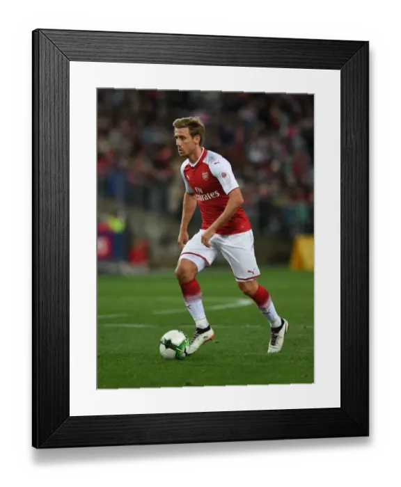 Framed Print : Nacho Monreal in Action: Arsenal vs. Western Sydney Wanderers, Sydney 2017 Framed Print : Nacho Monreal in Action: Arsenal vs. Western Sydney Wanderers, Sydney 2017