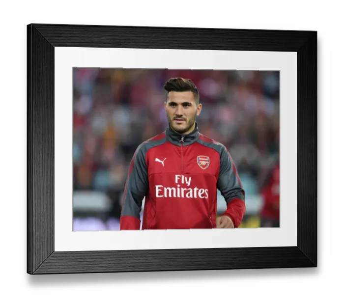 Framed Print : Sead Kolasinac in Action: Arsenal vs. Western Sydney Wanderers, Sydney 2017 Framed Print : Sead Kolasinac in Action: Arsenal vs. Western Sydney Wanderers, Sydney 2017