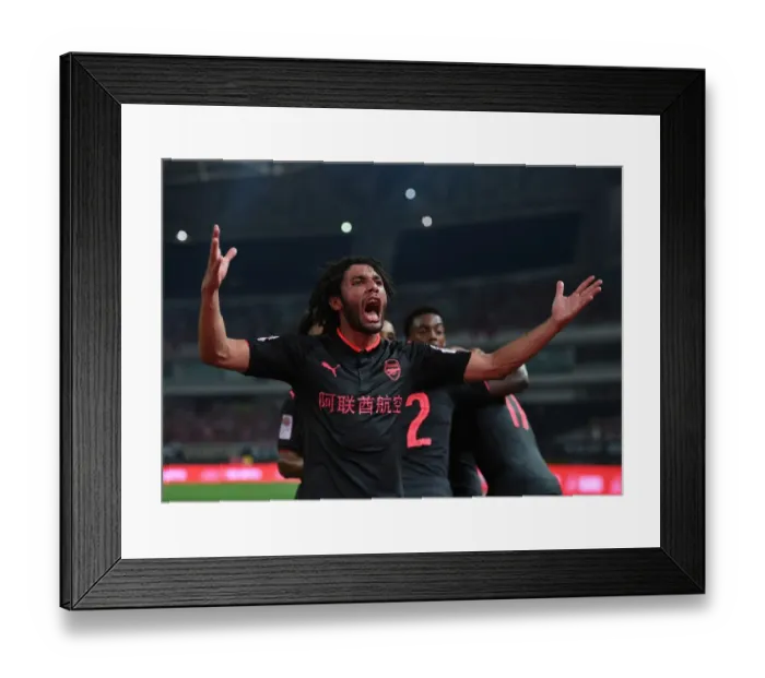 Framed Print : Mohamed Elneny's Stunner: Arsenal Stuns Bayern Munich in Shanghai, 2017 Framed Print : Mohamed Elneny's Stunner: Arsenal Stuns Bayern Munich in Shanghai, 2017
