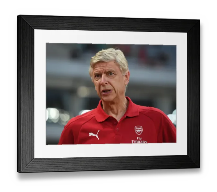 Framed Print : Arsene Wenger at 2017 Bayern Munich vs Arsenal Pre-Season Friendly in Shanghai Framed Print : Arsene Wenger at 2017 Bayern Munich vs Arsenal Pre-Season Friendly in Shanghai