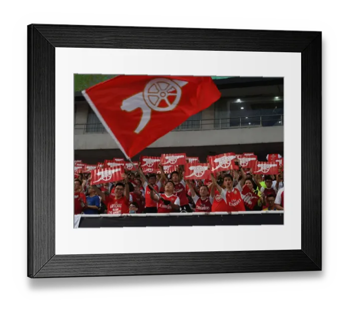 Framed Print : Arsenal Fans Unite in Shanghai for Pre-Season Clash Against Bayern Munich Framed Print : Arsenal Fans Unite in Shanghai for Pre-Season Clash Against Bayern Munich