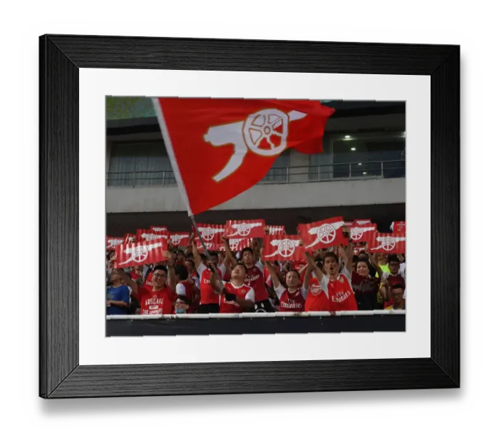Framed Print : Arsenal Fans in Shanghai: Pre-Season Gathering Before Bayern Munich Clash (2017) Framed Print : Arsenal Fans in Shanghai: Pre-Season Gathering Before Bayern Munich Clash (2017)