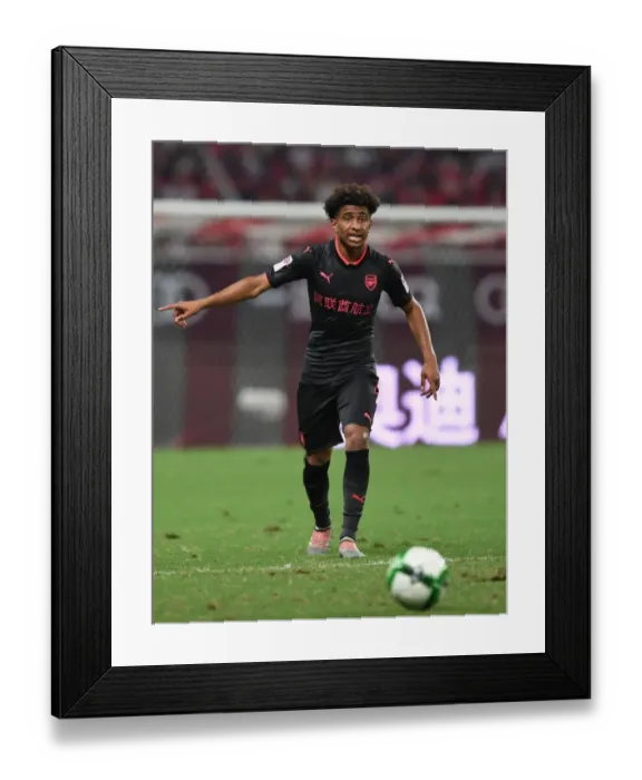 Framed Print : Reiss Nelson Faces Bayern Munich in 2017: Arsenal's Pre-Season Friendly in Shanghai Framed Print : Reiss Nelson Faces Bayern Munich in 2017: Arsenal's Pre-Season Friendly in Shanghai