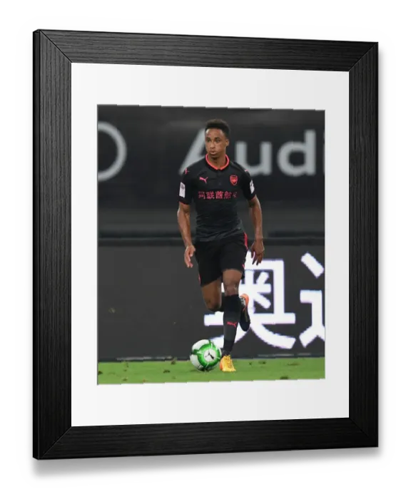 Framed Print : Cohen Bramall in Action: Bayern Munich vs. Arsenal, Shanghai Pre-Season Friendly 2017