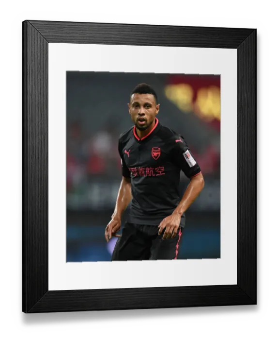 Framed Print : Francis Coquelin: In Action for Arsenal Against Bayern Munich in Shanghai, 2017