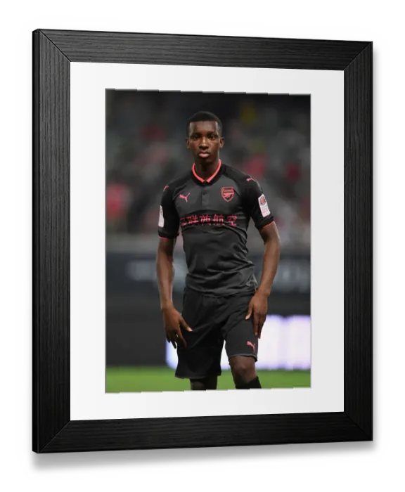 Framed Print : Arsenal's Eddie Nketiah Goes Head-to-Head against Bayern Munich in Shanghai Pre-Season Clash, 2017 Framed Print : Arsenal's Eddie Nketiah Goes Head-to-Head against Bayern Munich in Shanghai Pre-Season Clash, 2017