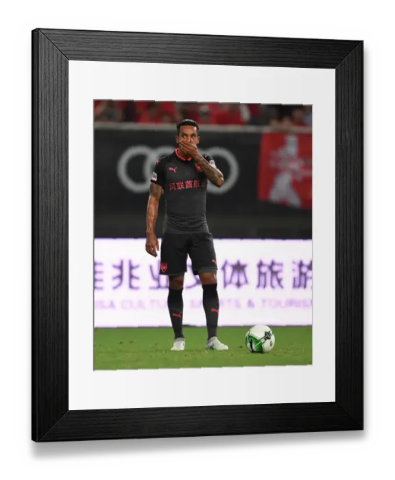 Framed Print : Theo Walcott in Action: Arsenal vs. Bayern Munich, 2017 Pre-Season Friendly in Shanghai Framed Print : Theo Walcott in Action: Arsenal vs. Bayern Munich, 2017 Pre-Season Friendly in Shanghai